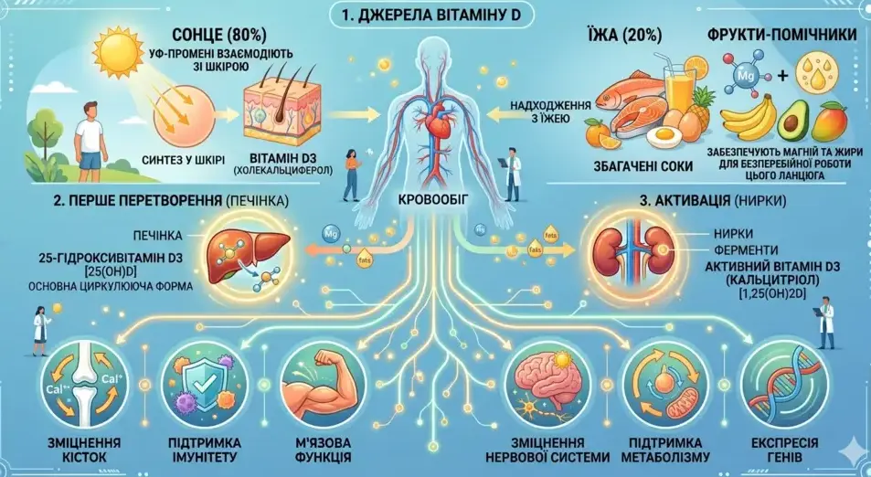 Джерела вітаміну Д