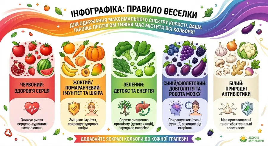 Тижневий раціон фруктів