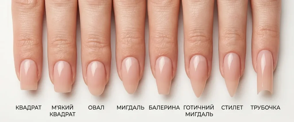 Форми нігтів